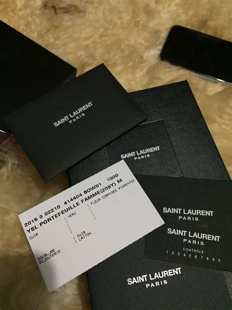 ysl authenticity card|st laurent loulou satchel authentication.